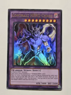 Contrast Hero Chaos SDHS-EN041 Ultra Rare Yugioh Hero Strike Structure Deck NM - Image 1