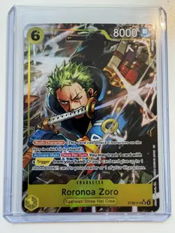 ONE PIECE Roronoa Zoro (Full Art) ST29-014 Starter Deck 29: Egghead Foil - Image 1
