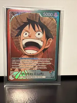 Monkey.D.Luffy (001) (Alternate Art) OP13-001 Carrying On His Will Foil - Image 1
