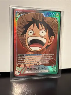 Monkey.D.Luffy (001) (Alternate Art) OP13-001 Carrying On His Will Foil - Image 2