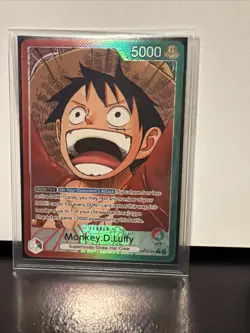 Monkey.D.Luffy (001) (Alternate Art) OP13-001 Carrying On His Will Foil - Image 3