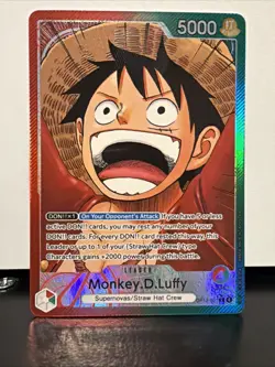 Monkey.D.Luffy (001) (Alternate Art) OP13-001 Carrying On His Will Foil - Image 4