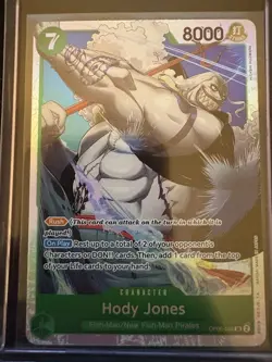 One Piece CCG Hody Jones OP06-035 SR Wings of the Captain English Edition - Image 1