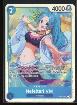 Nefeltari Vivi One Piece OP14 The Azure Sea's Seven Super Rare #025 - Image 1