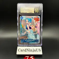 CGC PRISTINE 10 Nefeltari Vivi SR EB02-026 Promotion Pack Ex Vol. 3 ONE PIECE 75 - Image 1