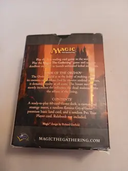 Magic The Gathering Guildpact Code of the Orzhov Theme Deck Box Empty No Cards - Image 3