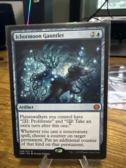 ~ Ichormoon Gauntlet ~ NM ~ Phyrexia: All Will Be One ~ MTG ~ - Image 1
