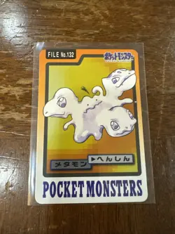 1997 Pokemon Cards Carddass Ditto File No.132 Japan Bandai - Image 1