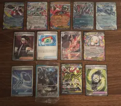 POKEMON Ascended Heroes 13 Card Lot: MAR, IR, ETB Promo, Full Art, EX, Poke Pad - Image 2