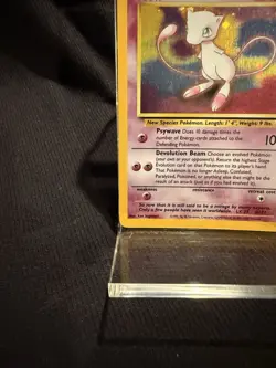 Pokemon TCG Black Star Promo Holo Card Mew #9 - Image 5