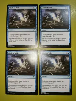 Clash of Wills x4 Magic Origins 4x Playset Magic the Gathering MTG - Image 1