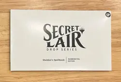 MTG Secret Lair SLD NEW Sealed - Sheldon's Spellbook - Rainbow Foil Edition - Image 2
