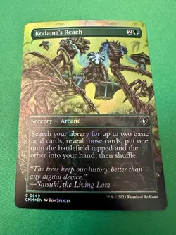 Kodama's Reach #649 Borderless Foil - MTG CMM - M/NM Unplayed FAST2SHIP!! - Image 1
