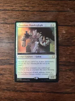Magic: The Gathering Illustrious Wanderglyph LCC Foil Rare Artifact Creature Wh… - Image 1