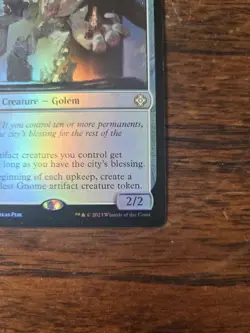 Magic: The Gathering Illustrious Wanderglyph LCC Foil Rare Artifact Creature Wh… - Image 3