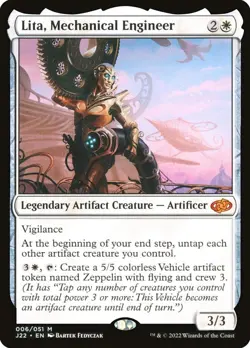 NM Lita, Mechanical Engineer, MTG, Jumpstart 2022, Magic the Gathering, 6 - Image 1