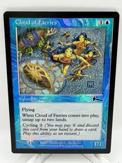 Magic the Gathering MTG FOIL Cloud of Faeries Urza's Legacy #29 Foil - Image 1