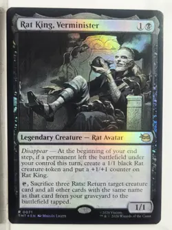Rat King, Verminister (Foil) Rare MTG Ninja Turtles - Image 1