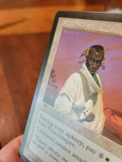 Peacekeeper x1 MTG Weatherlight Magic Moderate Play MP - Image 3