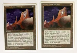 White Mana Battery (2) Fourth Edition NM MTG Magic the Gathering - Image 1
