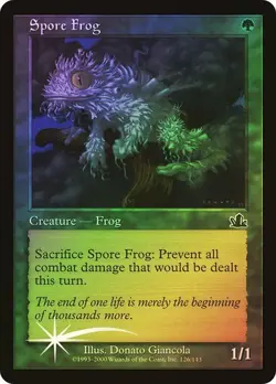 Prophecy MTG Foil Spore Frog Magic - Image 1