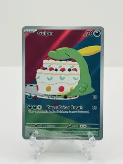 🔥Pokemon TCG-Gulpin-154/142-Sv07: Stellar Crown-Illustration-Holo-M/NM!🔥 - Image 1