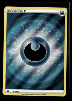 Pokemon TCG Crown Zenith #158/159 Darkness Energy (Texture Full Art) - Image 1