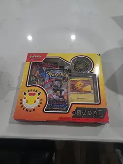 Pokemon TCG 2026 Pokemon Day 30th Anniversary Collection Box Pikachu Promo Coin - Image 1