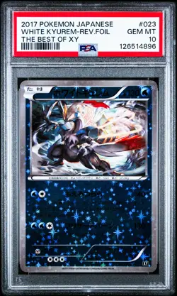White Kyurem 023/171 Pokemon The Best of XY Japanese PSA 10 Gem Mint - Image 1