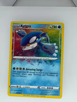 2021 Pokemon Shining Fates Kyogre 021/072 NM - Image 1