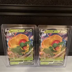 Pokemon TCG Appletun V Promo Card Lot - 2 Cards SWSH264 Sword & Shield - Image 1
