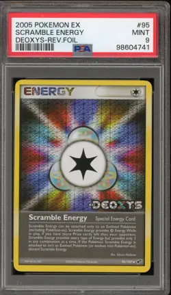 Pokemon Scramble Energy EX Deoxys Reverse Holo #95 PSA 9 Mint - Image 1