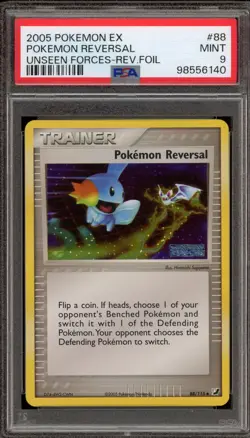 Pokemon Pokemon Reversal EX Unseen Forces Reverse Holo #88 PSA 9 Mint - Image 1