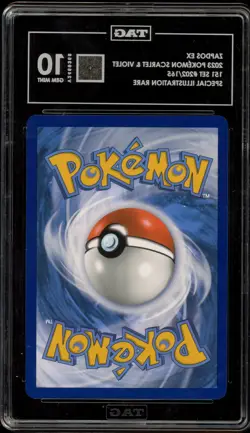 Pokemon Zapdos ex 151 MEW EN Special Illustration Rare #202 TAG 10 Gem Mint - Image 2