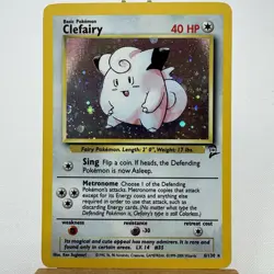 Clefairy - 6/130 - Base Set 2 - Holo Rare - Pokemon - WOTC - NM - Image 1