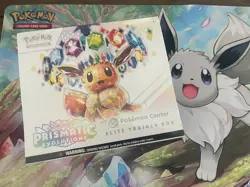 Pokemon Center Prismatic Evolutions ETB Elite Trainer Box Factory Sealed - Image 1