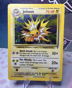 Pokemon Jolteon Holo Rare Legendary Collection 14/110 LP - Image 1