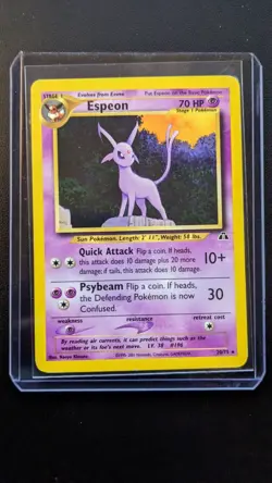 Espeon 20/75 Neo Discovery Pokemon TCG Regular Unlimited Rare - Image 1