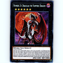 Yugioh Number 24: Dragulas the Vampiric Dragon DRL3-EN022 1st Secret Rare - NM💎 - Image 1