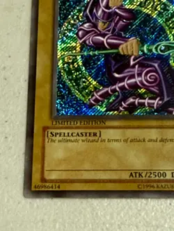 Dark Magician BPT-001 LIMITED Edition Secret Rare Yu-Gi-Oh! LP - Image 5