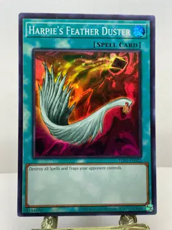 HARPIE'S FEATHER DUSTER EGS1-EN022 EGYPTIAN GOD DECK: SLIFER YU-GI-OH HOLO - Image 1