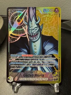 2025 One Piece Gecko Moria Alternate Art OP14 The Azure Sea's Seven Foil - Image 1