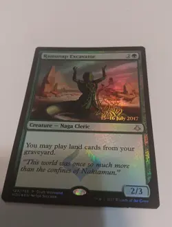 1x FOIL Ramunap Excavator Release Event Promo Magic The Gathering Card MTG - Image 3