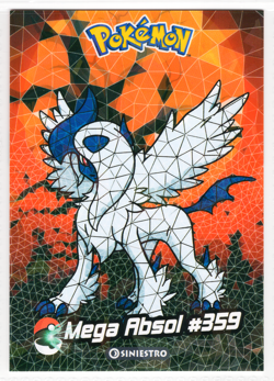 CRYSTAL CARD COLLECTION *MEGA ABSOL #359 - CRACKED ICE - RARE CARD* POKEMON* - Image 1