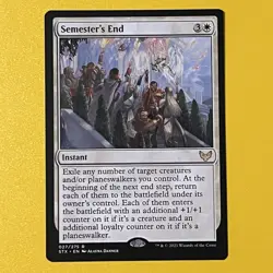 Semester's End | R | 27 | Strixhaven: School of Mages | Magic: The Gathering - Image 1