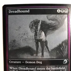 Dreadhound (Grayscale) NM - Foil Innistrad: Double Feature Mtg Tcg - Image 3