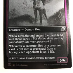 Dreadhound (Grayscale) NM - Foil Innistrad: Double Feature Mtg Tcg - Image 4
