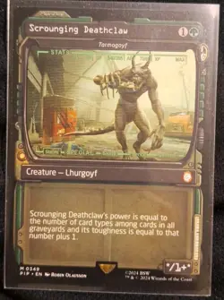 Scrounging Deathclaw - Tarmogoyf (Showcase) Universes Beyond: Fallout Regular - Image 1