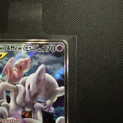 Pokemon Mewtwo and Mew GX TCG Sun & Moon Holo Promo Card #SM191 - Image 3