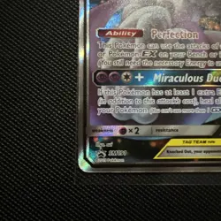 Pokemon Mewtwo and Mew GX TCG Sun & Moon Holo Promo Card #SM191 - Image 5